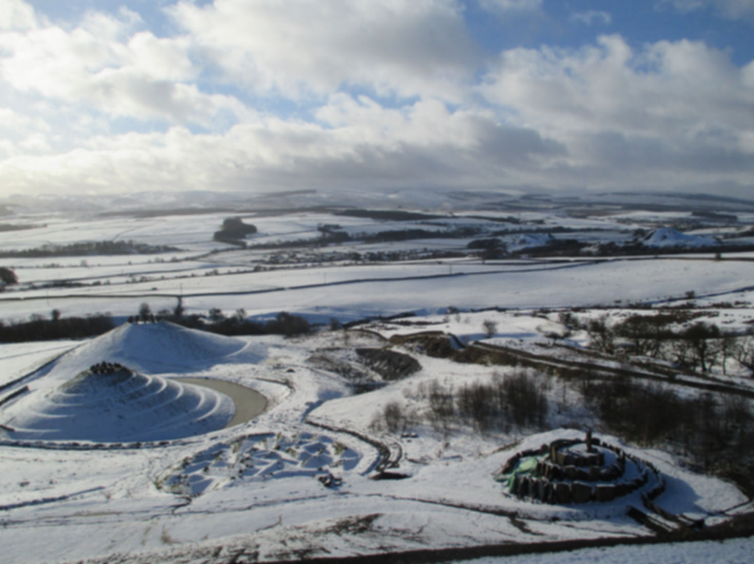 Panorama in the Snow