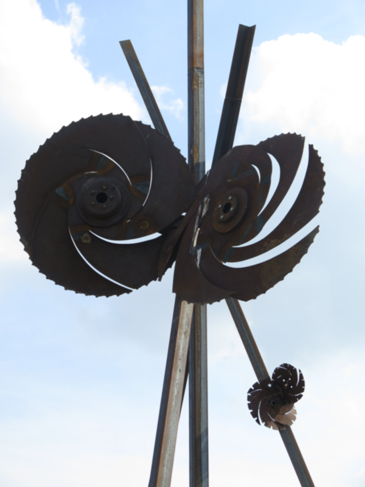 2+2 Galaxies Collide (sawblades)