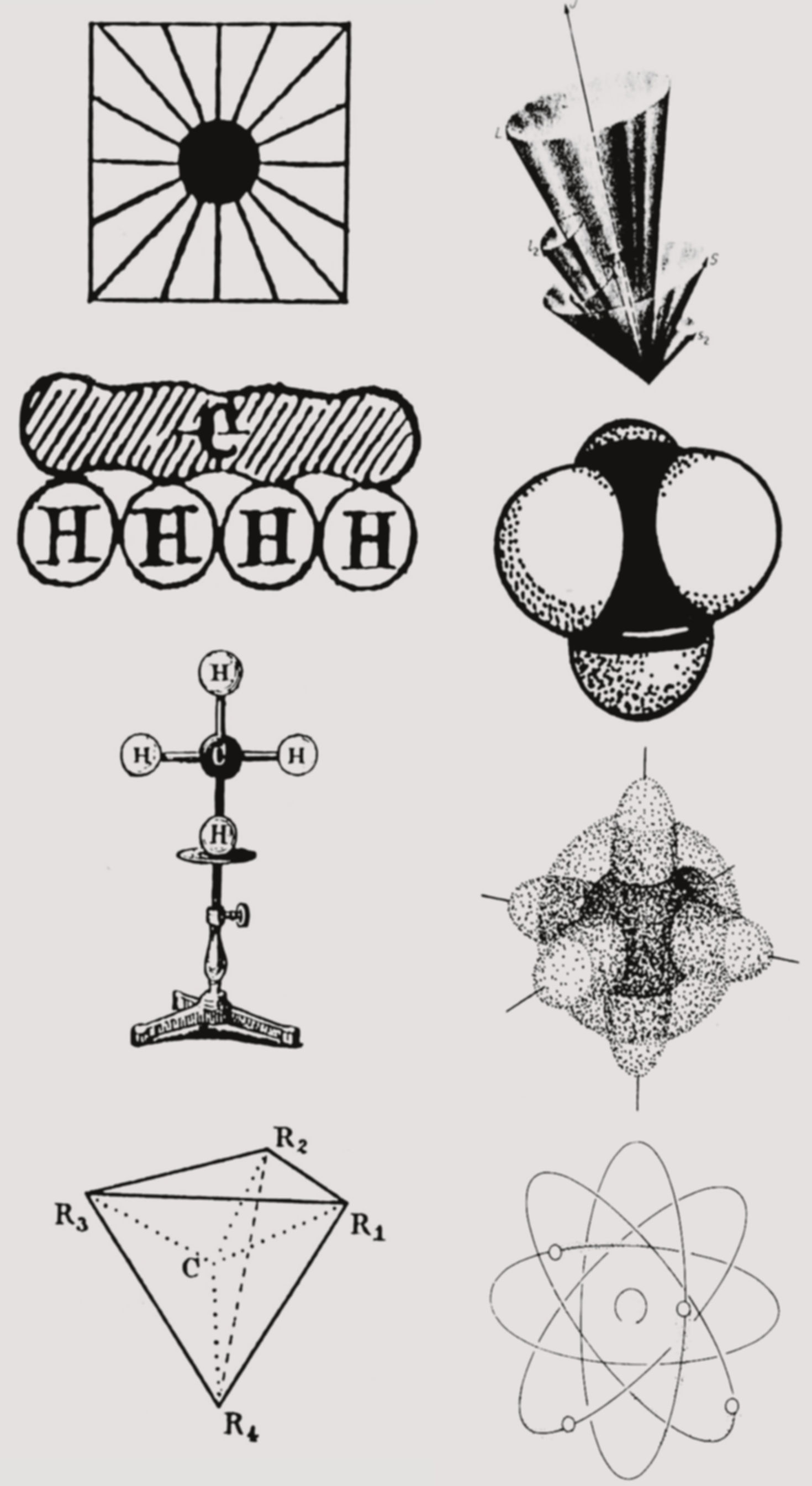 Early Drawings of Atoms